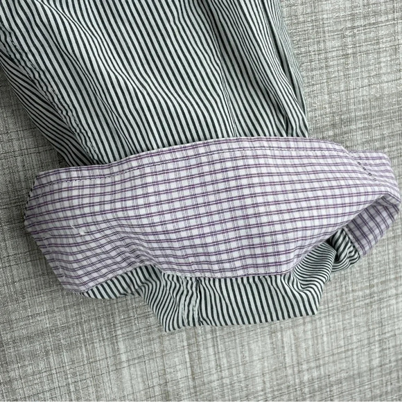 Ben Sherman mens size L long sleeve button down gray shirt 0672 - Picture 6 of 8